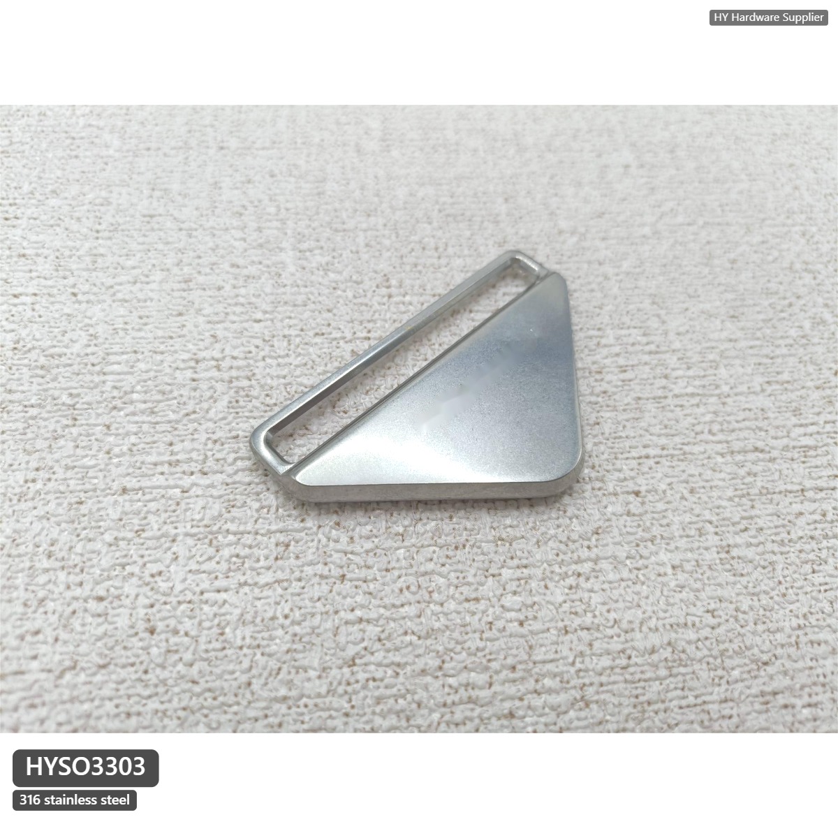 Stainless steel bag hardware