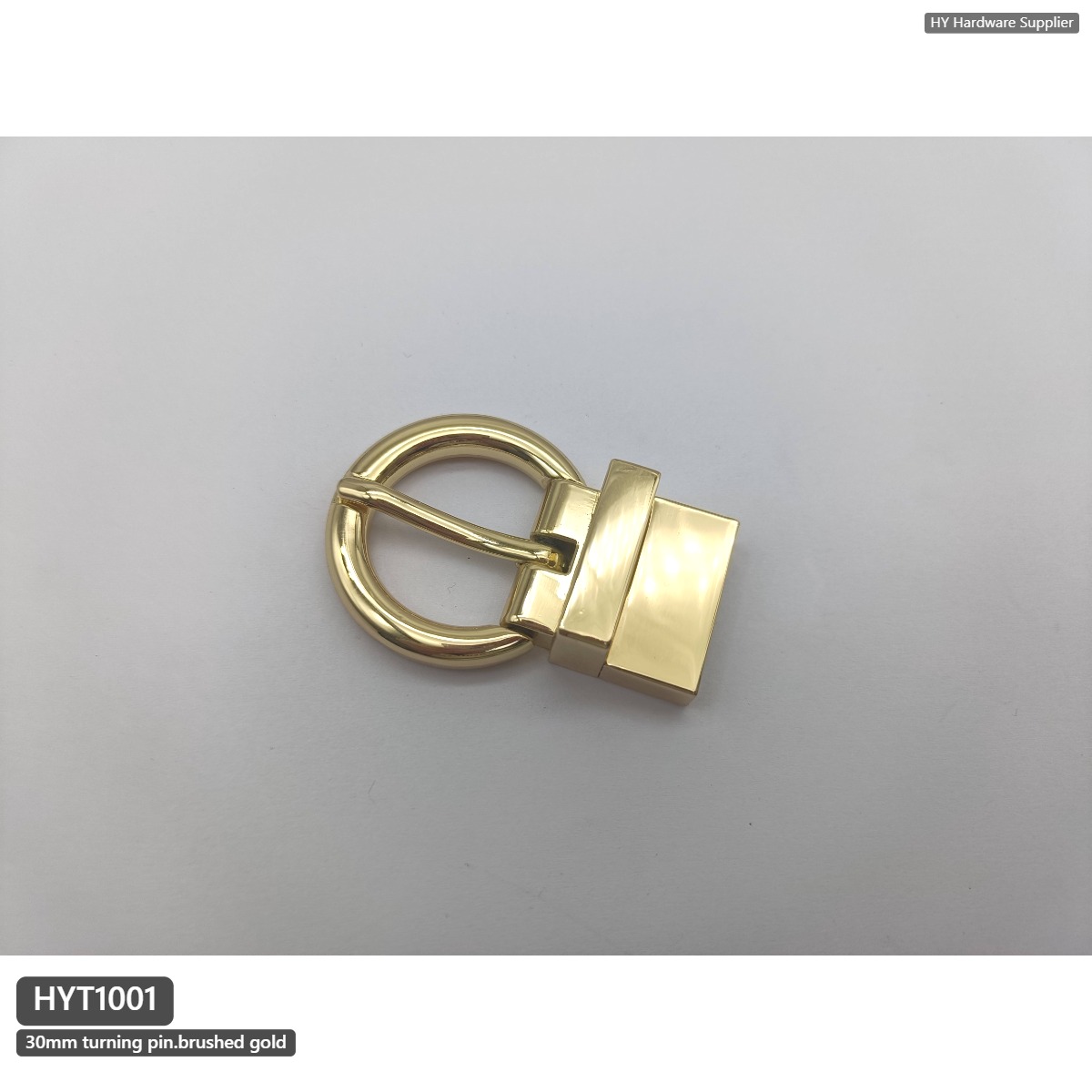 30mm Zinc Alloy Pin Turning Lady Belt Buckle