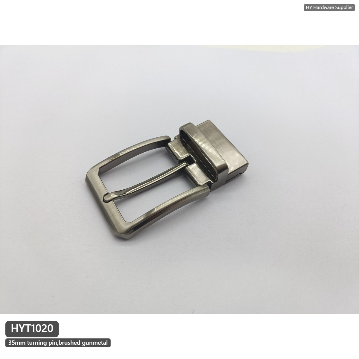 Zinc Alloy pin turning belt buckle