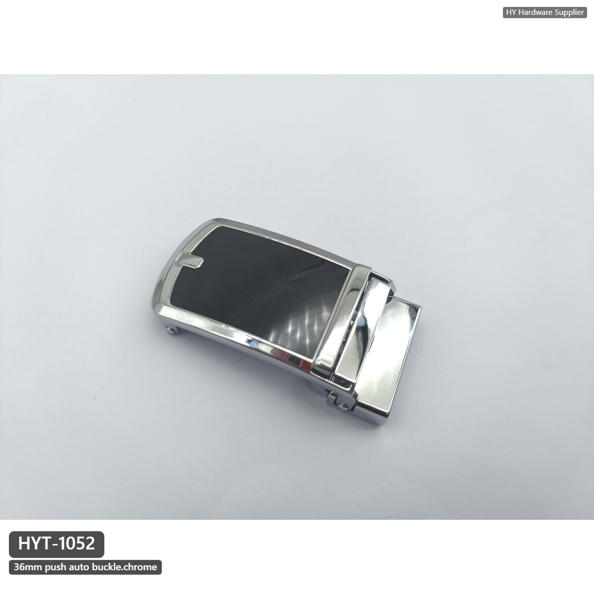 36mm auto patent buckle/shiny chrome