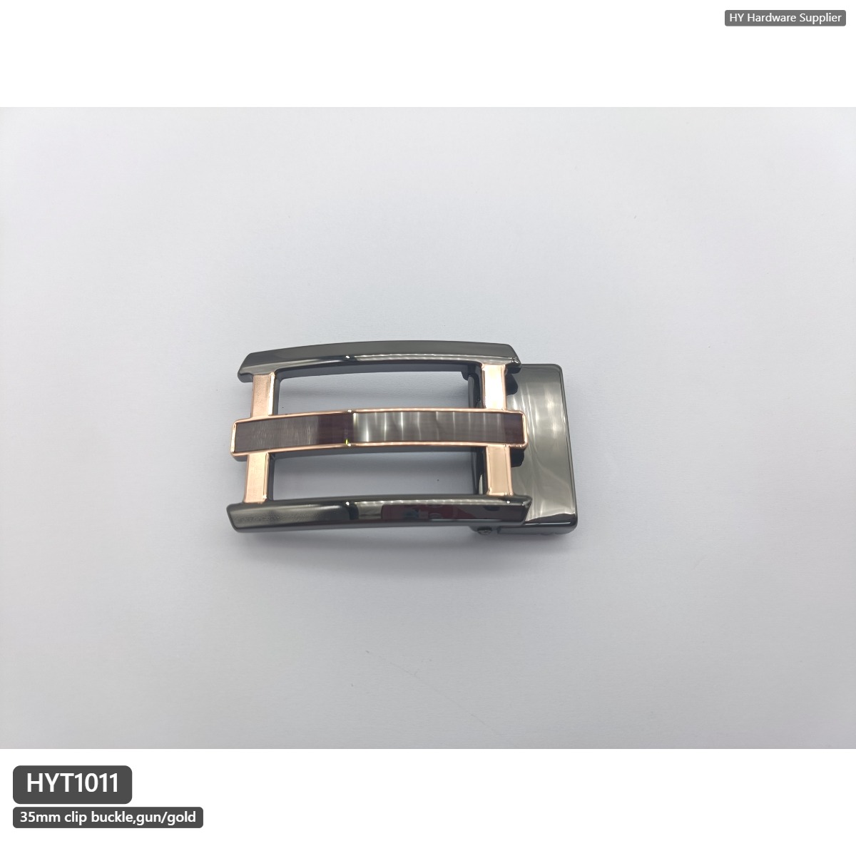 35mm Zinc Alloy Clip Leather Belt Buckle
