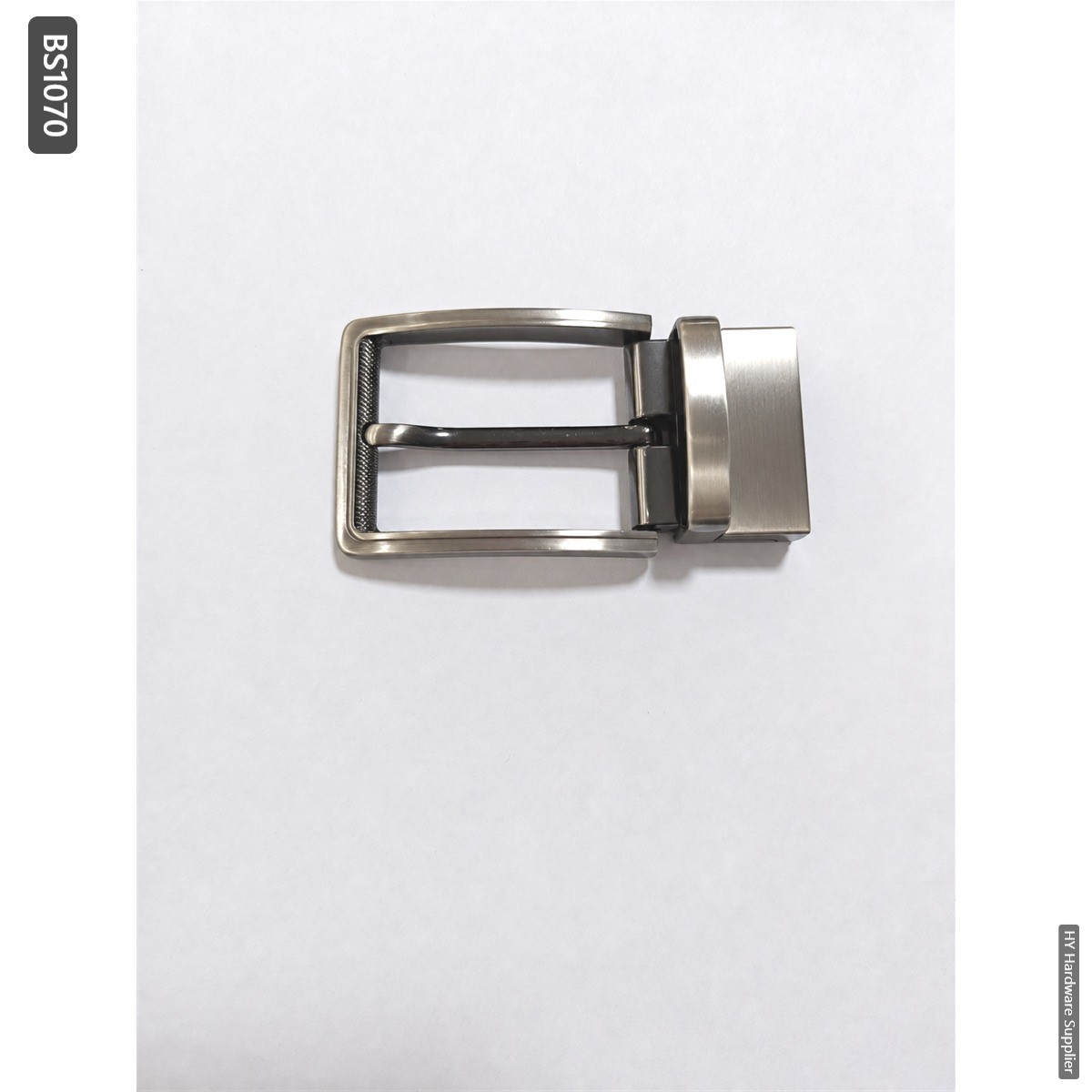 reversible pin buckle